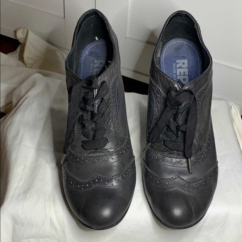 Replay High Heel Oxford-Style Dusky Purple Shoes